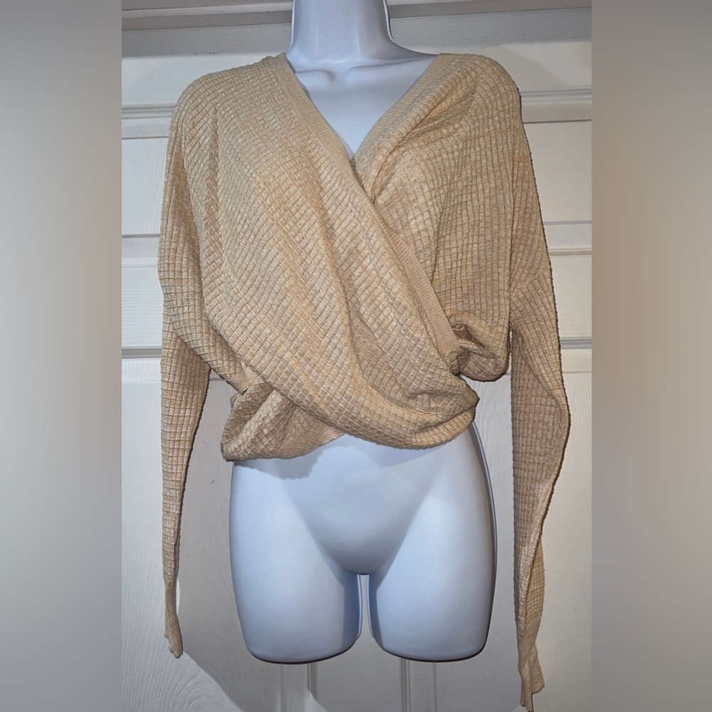 Cream color dressy sweater